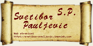 Svetibor Pauljević vizit kartica